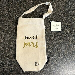 Kate Spade Canvas Wine Bag